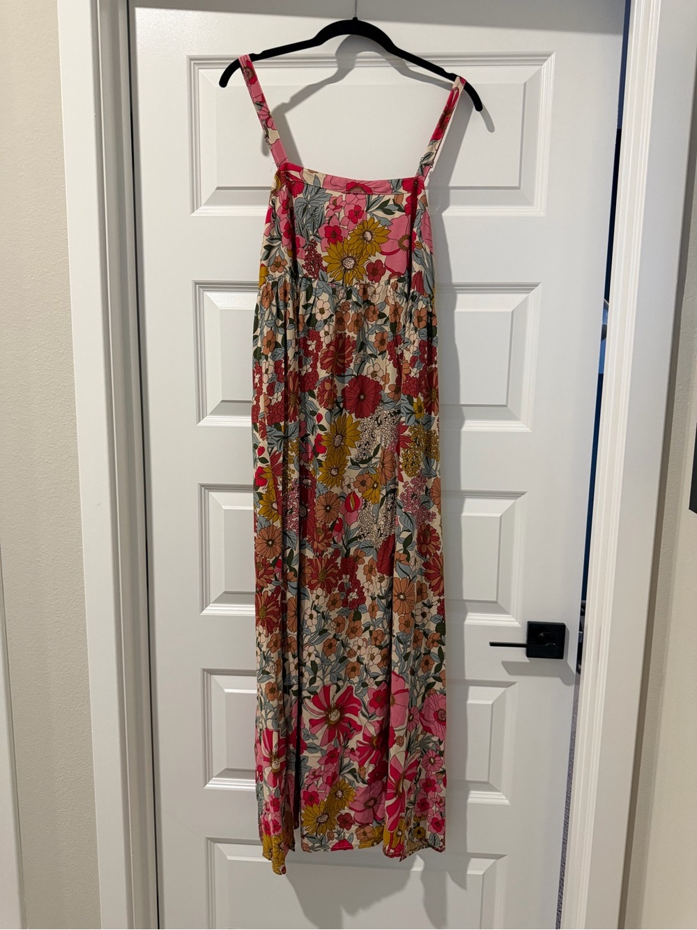 Patti side slit maxi dress - vintage summer floral - Picture 3 of 5